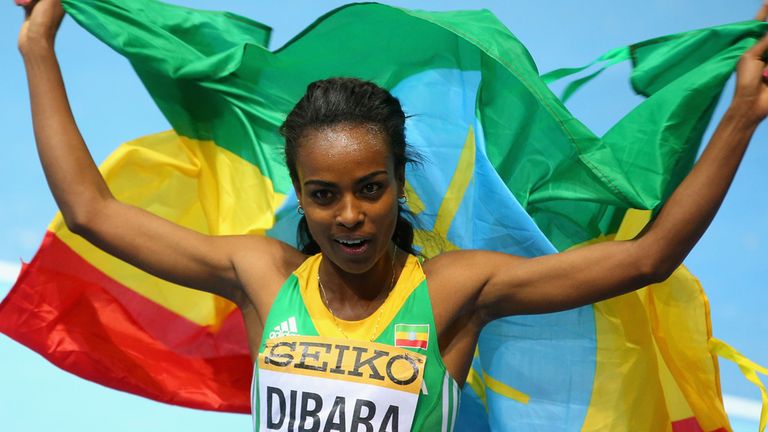 Genzebe Dibaba has set multiple records in middle-distance events