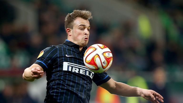  Xherdan Shaqiri has completed his move to Stoke City