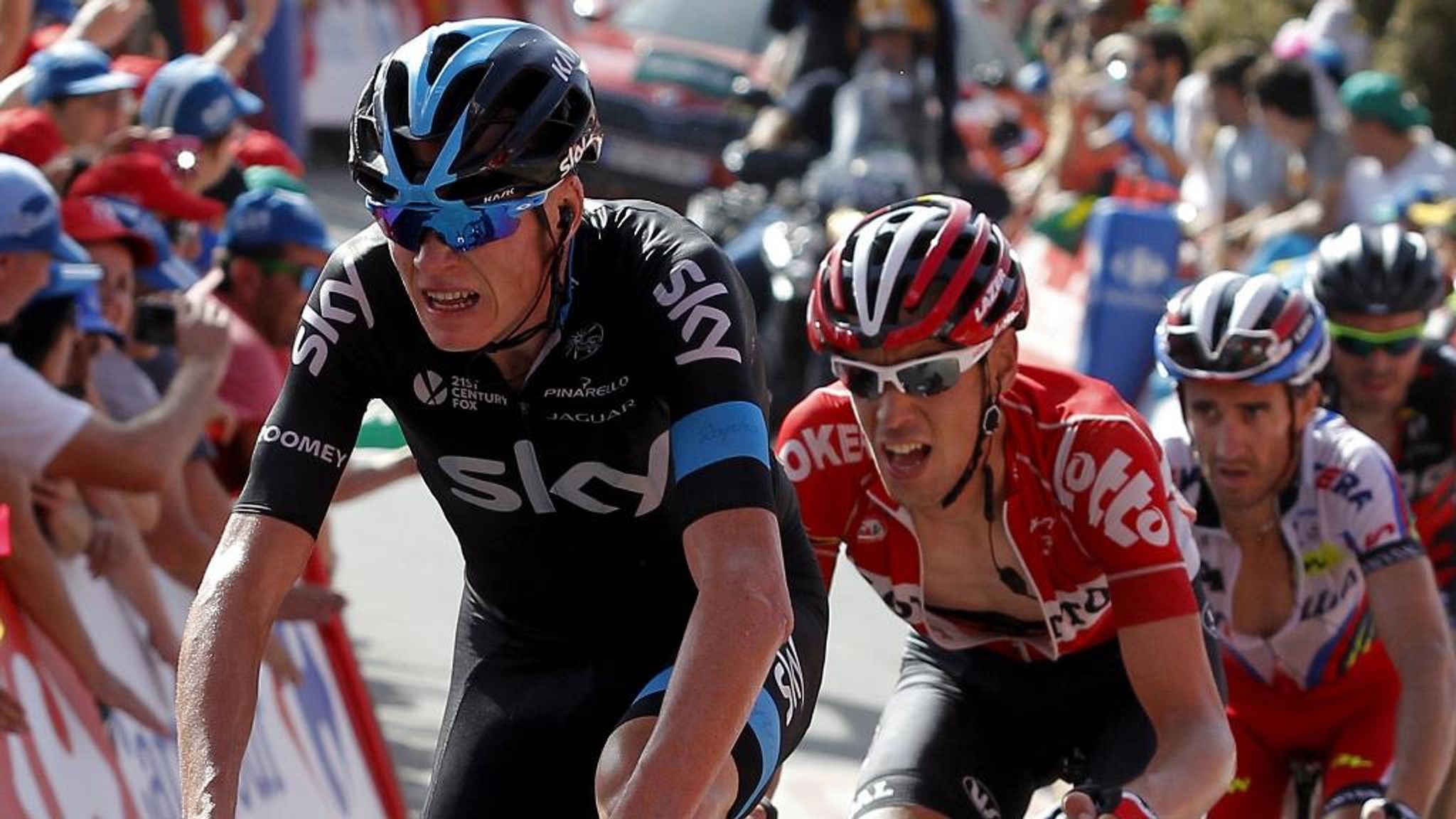Vuelta A Espana Chris Froome Loses Time As Bert Jan Lindeman Wins Cycling News Sky Sports