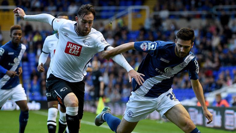 Richard Keogh (left): His third extended Derby's run to nine games unbeaten