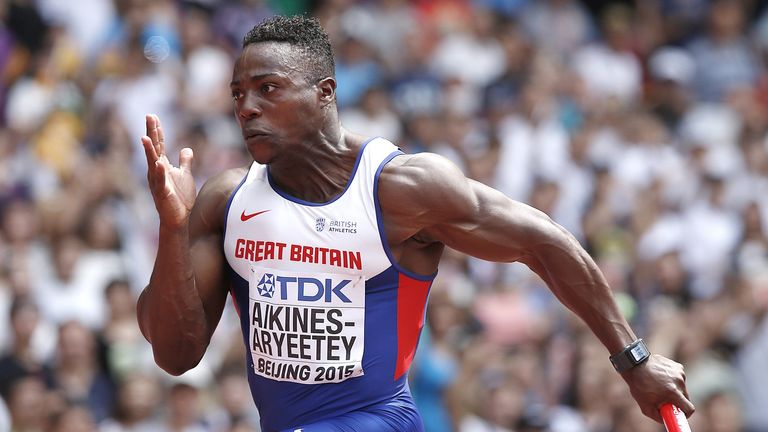 Harry Aikines-Aryeetey was not selected to run after featuring in the heats