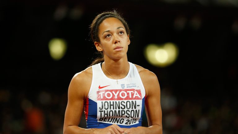 Katarina Johnson-Thompson saw her heptathlon hopes vanish in the long jump