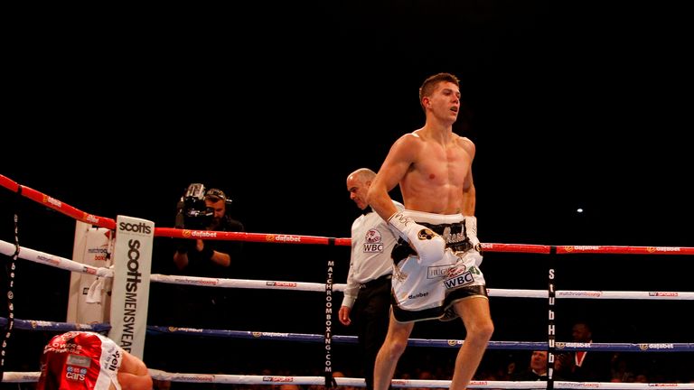 Crolla was ringside to watch Luke Campbell announce himself