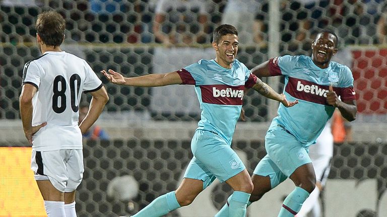 Manuel Lanzini put West Ham ahead early on