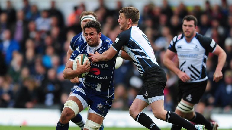 Mama (left) in action for Bristol