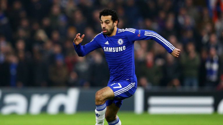 Salah played 13 Premier League appearances for Chelsea between 2014-16