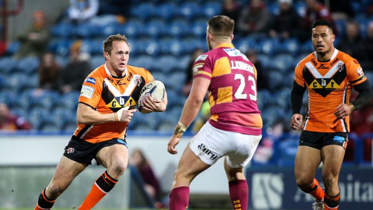 Scott Wheeldon (left) returns to Castleford's squad for the trip to Perpignan