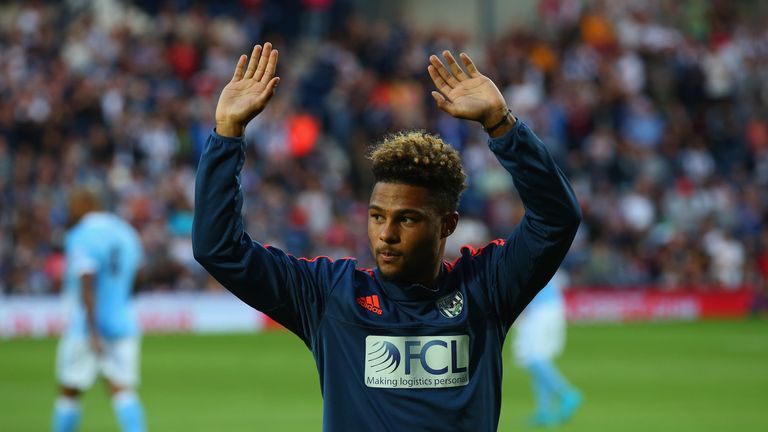 Arsenal winger Serge Gnabry is not expected back early from his loan spell with West Brom