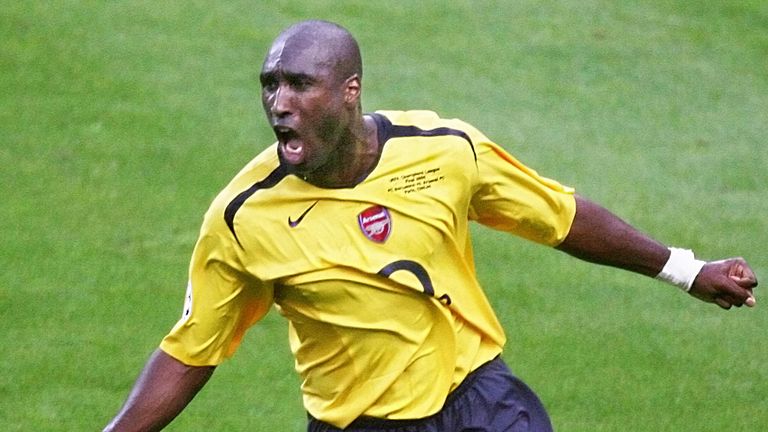 Sol Campbell scored in the Champions League final for Arsenal