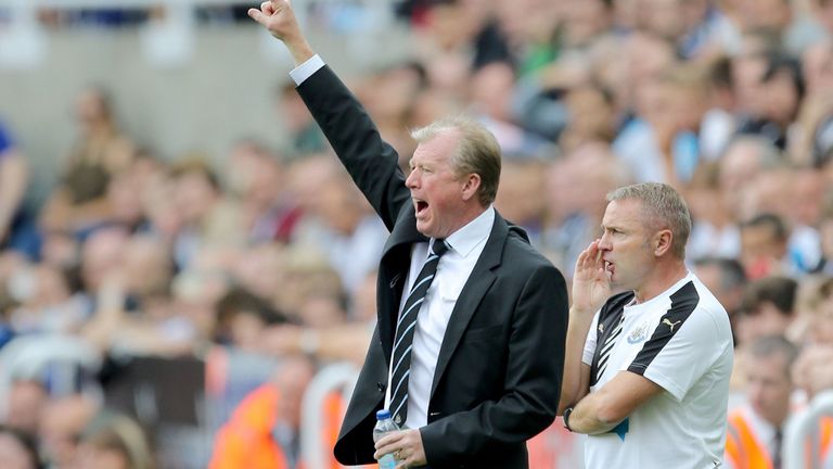 Steve McClaren had to make do with a point from his first game as Newcastle boss