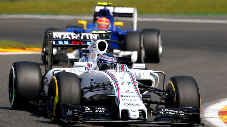 A rogue white-striped medium tyre on Bottas's right-rear proved costly