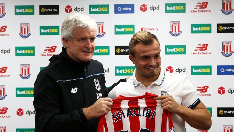 Mark Hughes thinks Xherdan Shaqiri will prove to be a value signing