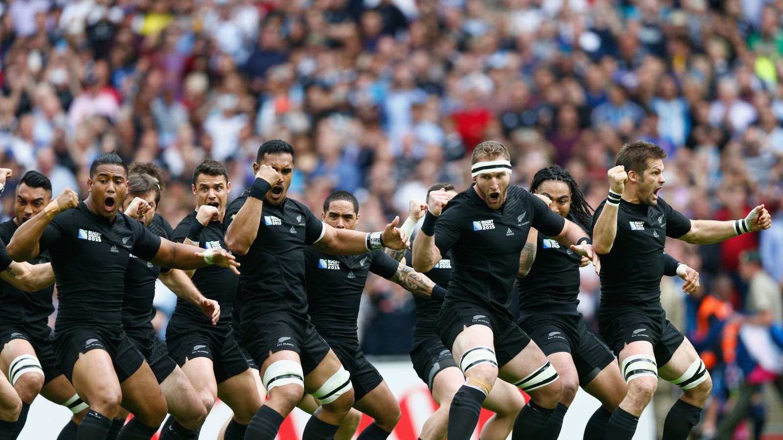 New Zealand lived up to their moniker by wearing their blackest kit