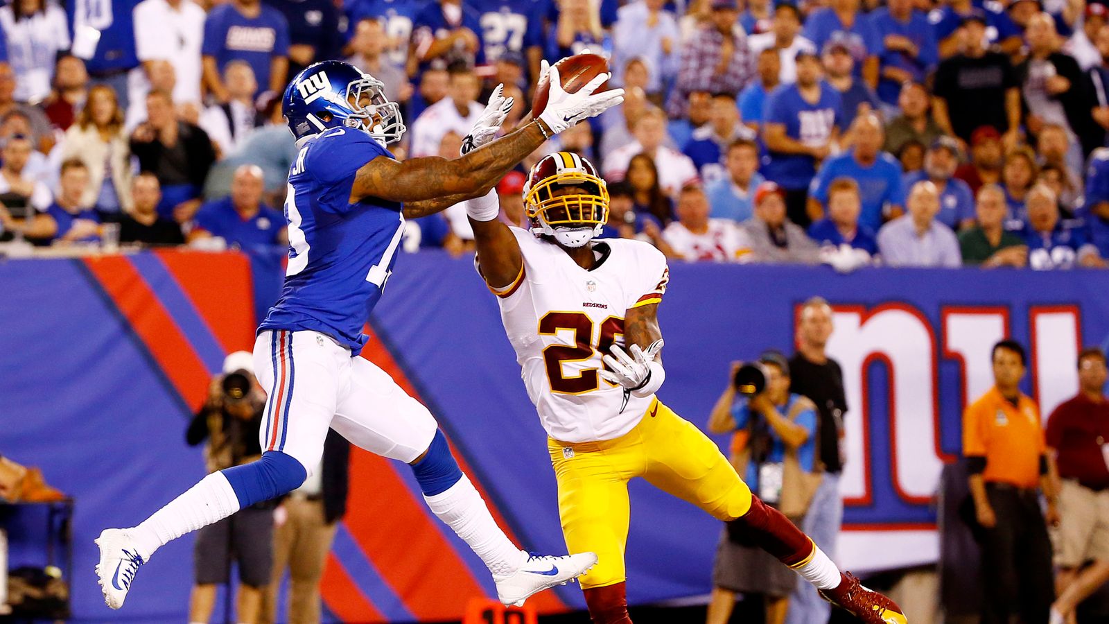 New York Giants off the mark with win over Washington