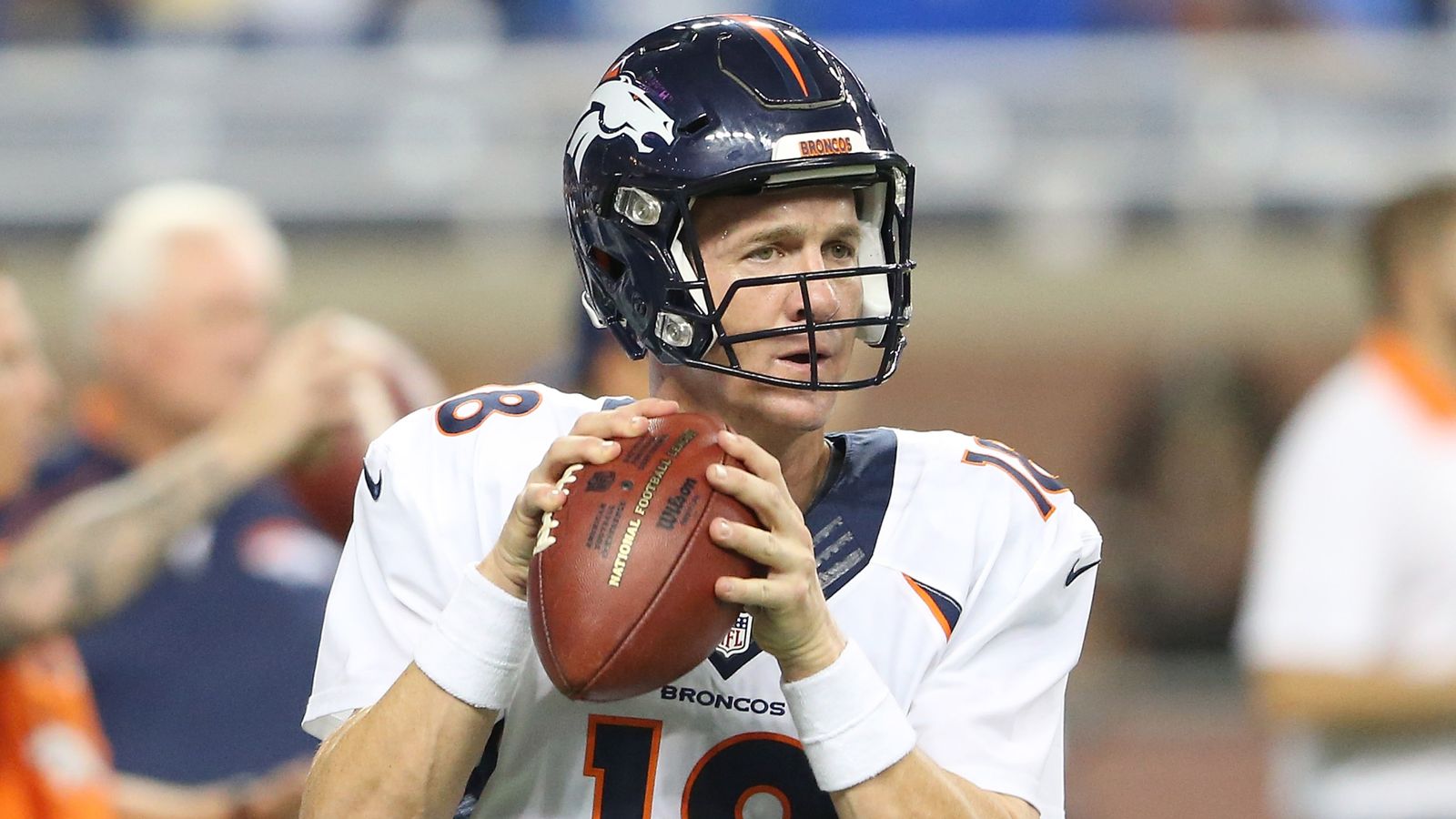 Peyton Manning completes 6,000th NFL pass as Broncos beat Lions NFL