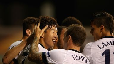 Son Heung-Min and Kieran Trippier were in action at White Hart Lane