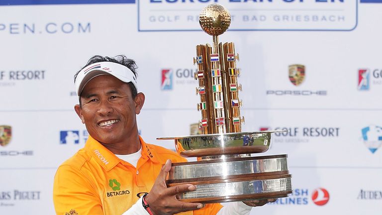 While the young guns were starring in Atlanta, 46 year old Thongchai Jaidee was winning in Germany