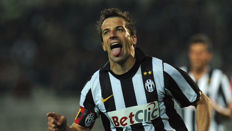 Del Piero says Conte is the best coach Italy currently has to offer