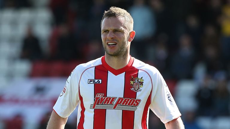 Chris Beardsley was the match winner for Mansfield at Crawley