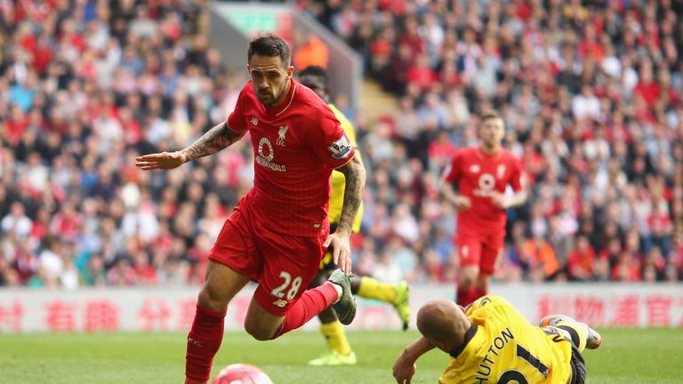 Danny Ings in action against Aston Villa
