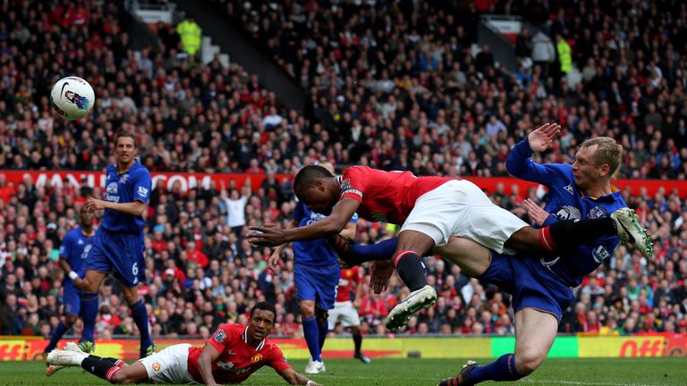 Evra was an attacking threat for United