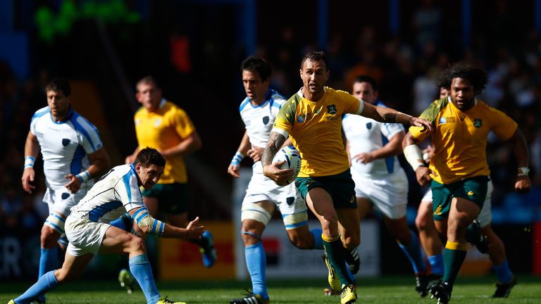 Australia beat Uruguay 65-3 at the 2015 Rugby World Cup