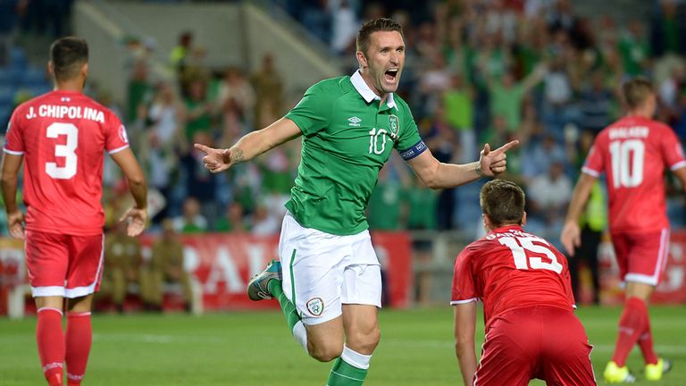Robbie Keane scored twice against Gibraltar to take his tally of international goals to 67
