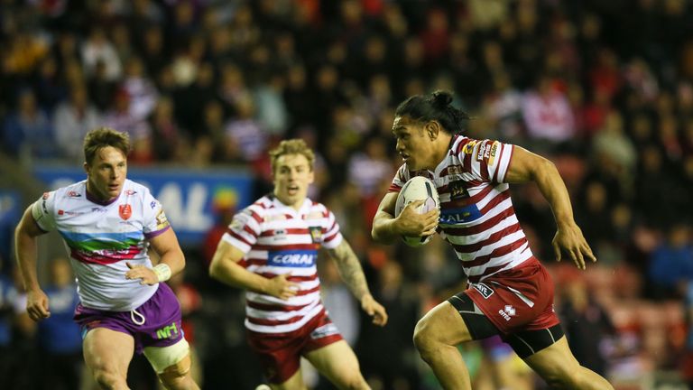 Taulima Tautai has been named in Wigan's squad after recovering from a leg injury