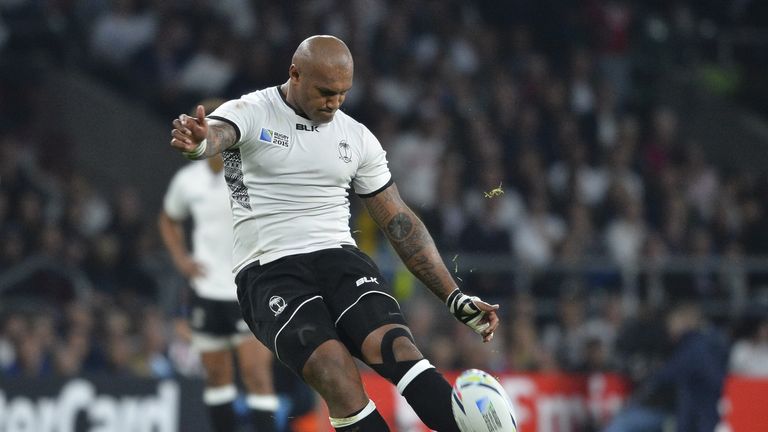 Nemani Nadolo was successful with one of his three kick at goal against England