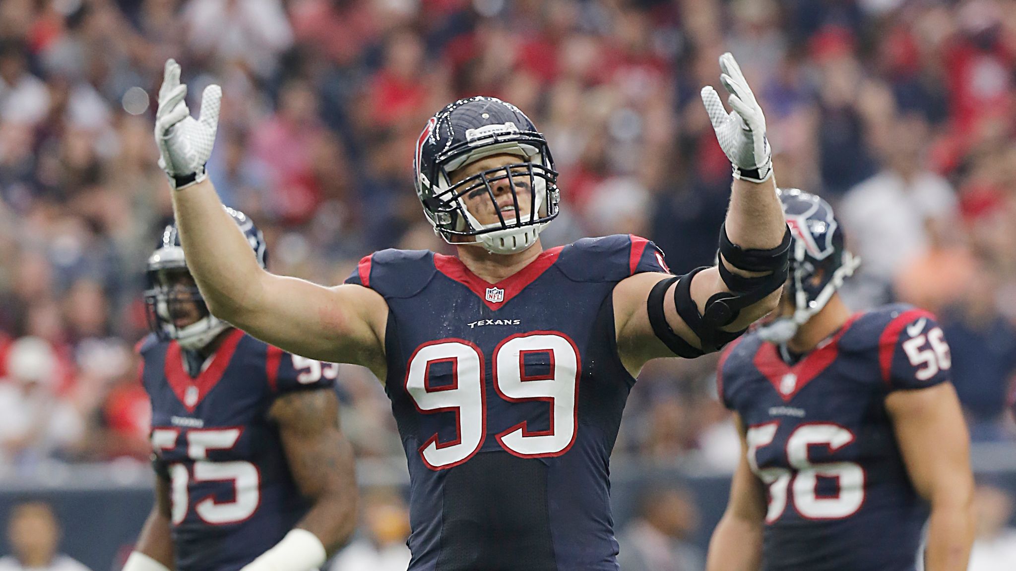 J.J. Watt still embarrassed by his awkward NFL celebrations as a Texan