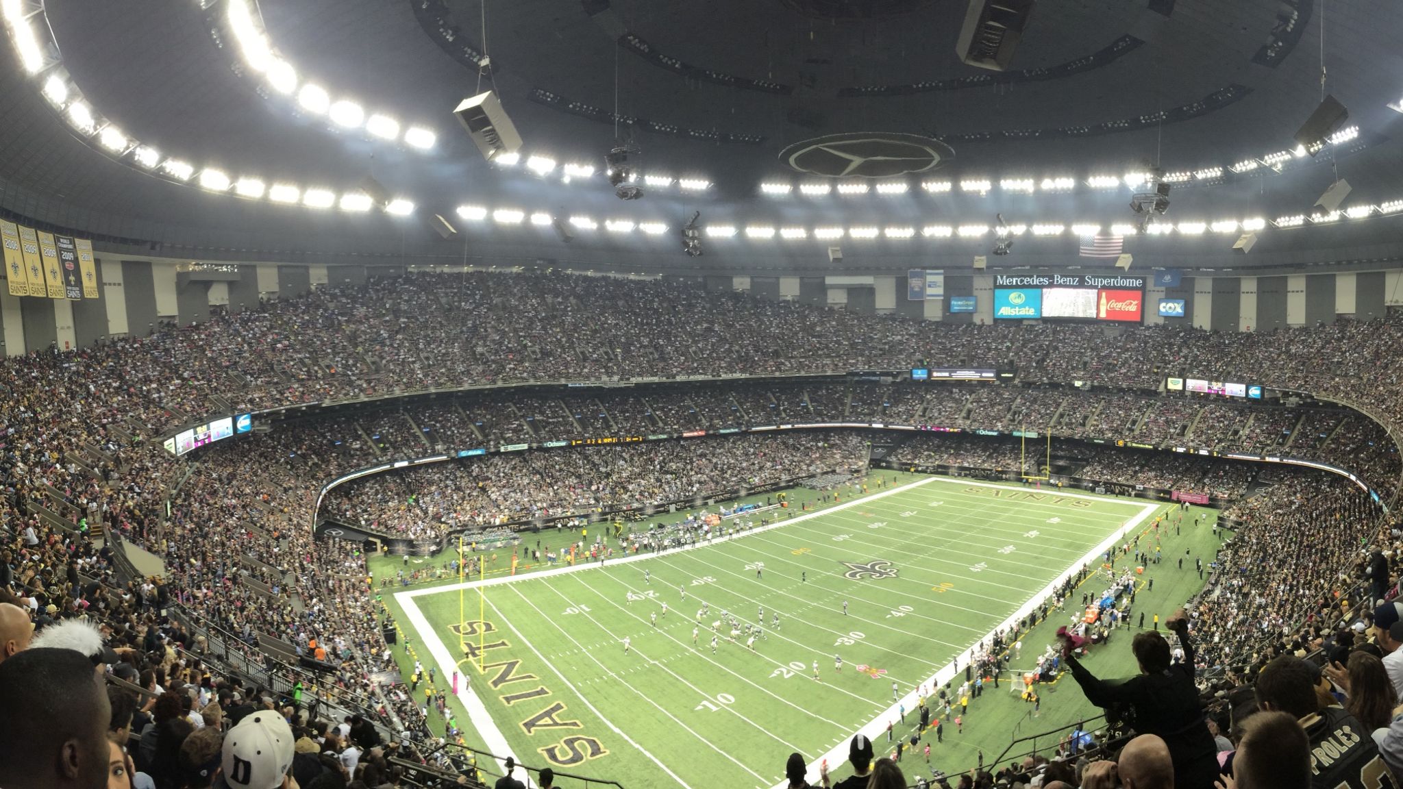 Superdome looking at options for fans at Saints games