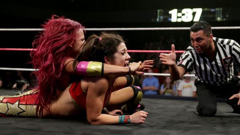 Bayley had to extract herself from a Bank Statement to win