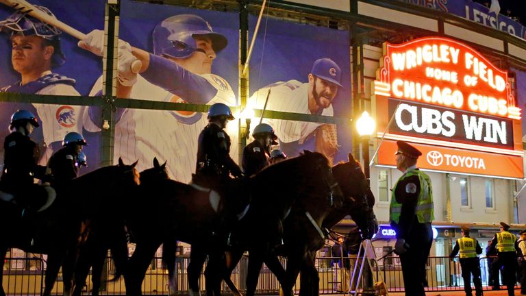 Wrigley Field will hope to see the Chicago Cubs win the World Series after a 107-year drought