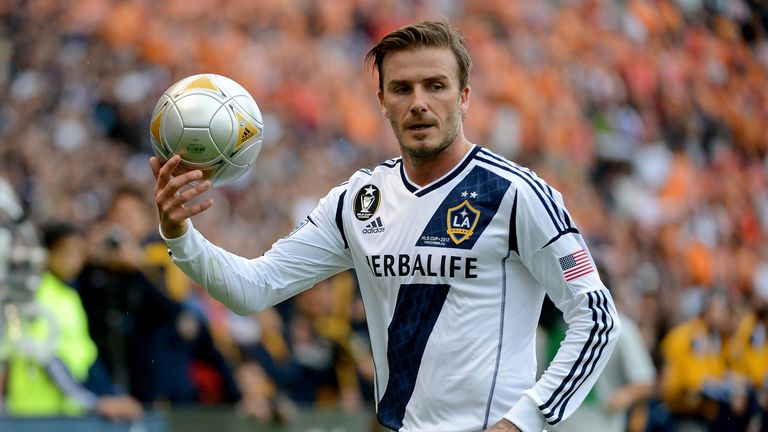 David Beckham spent six years at LA Galaxy