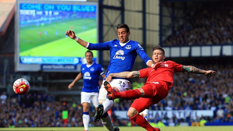 Liverpool's Alberto Moreno (right) ranks top for chances created by defenders