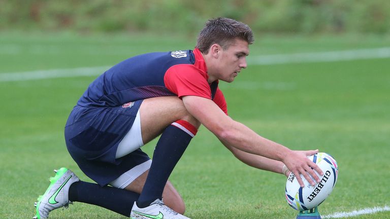 Henry Slade features for England in the No 13 jersey this weekend