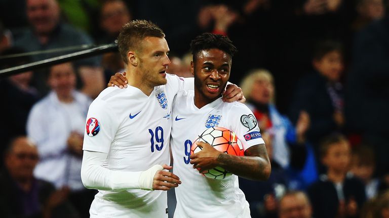 Jamie Vardy's form has been recognised by England manager Roy Hodgson