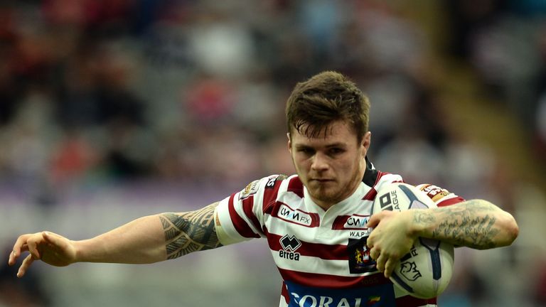Wigan's John Bateman produced a man-of-the-match performance on his debut. 