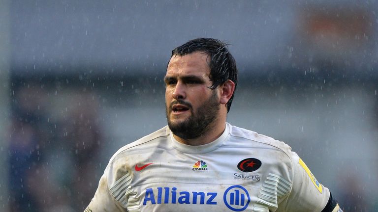 Saracens prop Juan Figallo featured for a staggering 76 minutes at Sale in victory
