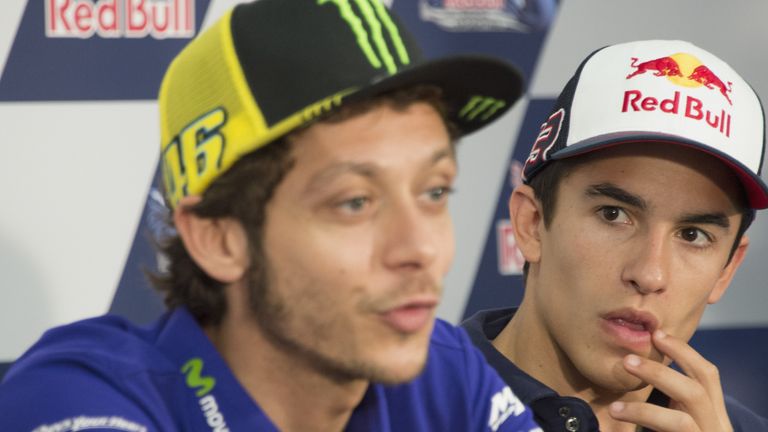 Rossi had claimed Marquez wanted fellow Spaniard Jorge Lorenzo to win the championship instead of him