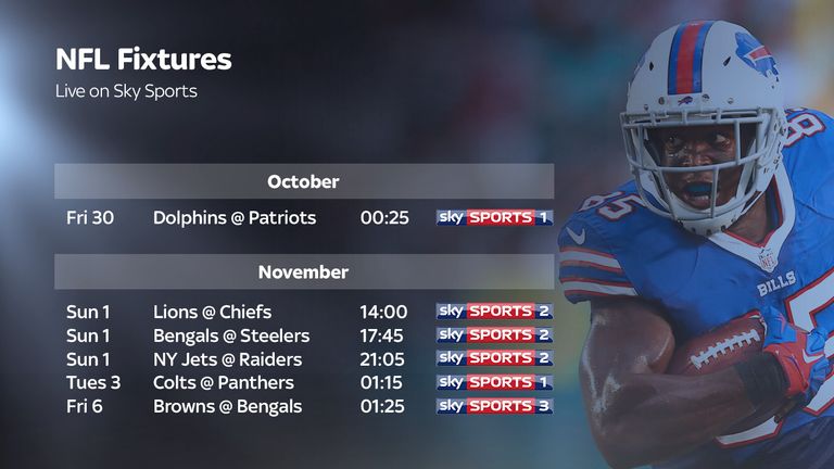 NFL Extra: Kevin Cadle and Shaun Gayle preview Week 8 on Sky Sports - What Nfl Games Are On Sky Sports