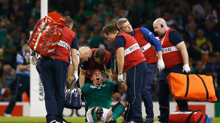 Ireland lost their talismanic captain Paul O'Connell