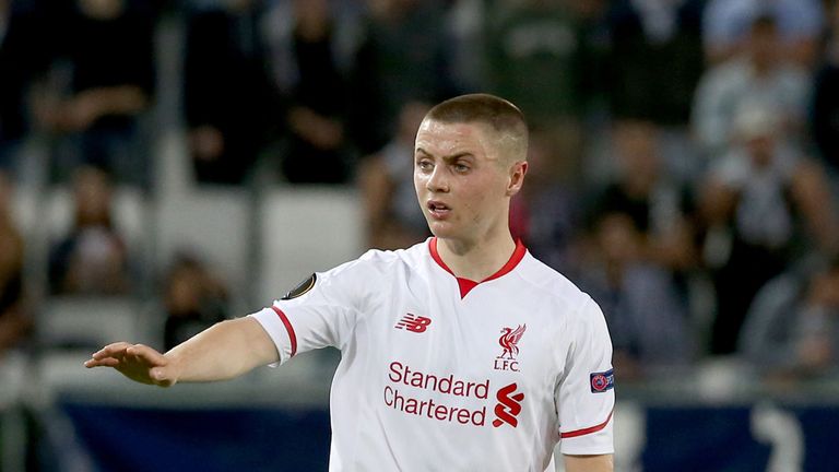 Jordan Rossiter was named Liverpool's academy player of the year in 2013/14