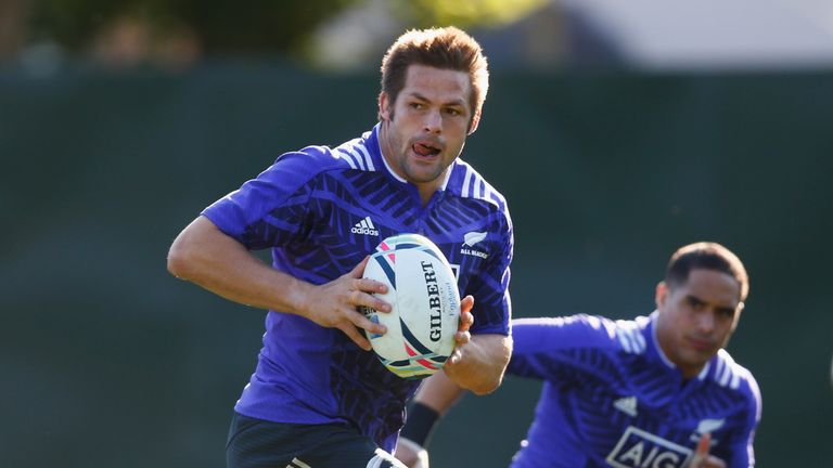 New Zealand captain Richie McCaw is gearing up to take on Georgia