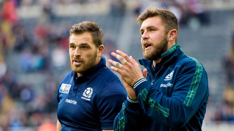 Scotland duo Sean Lamont (left) and Ryan Wilson return for Glasgow at the RDS