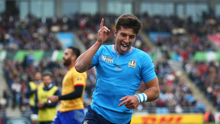 Tommaso Allan scored Italy's third try and put them in the driving seat before half-time