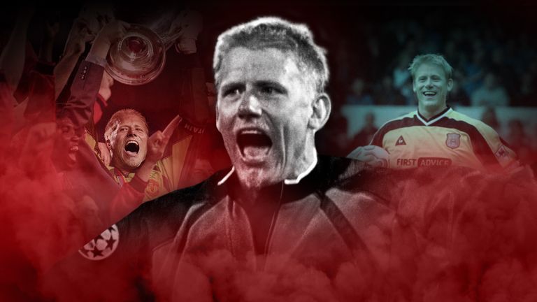 Peter Schmeichel spent eight years at Manchester United and a season at City