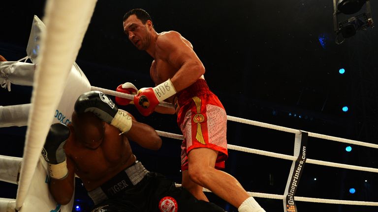 Klitschko knocked out Thompson for a second time in 2012