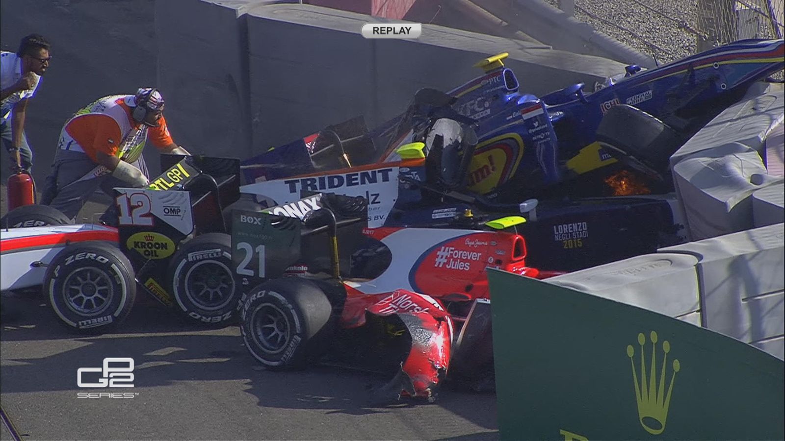 WATCH The 2015 GP2 season ended with a multicar crash in Abu Dhabi