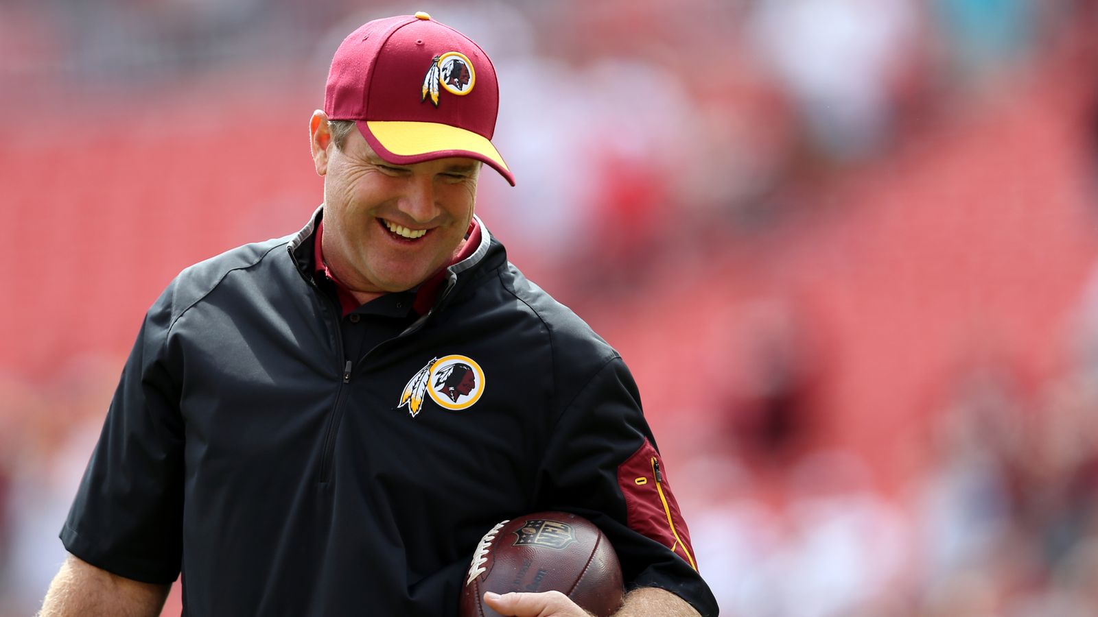 Watch Washington Coach Jay Gruden Makes Stunning Catch Nfl News